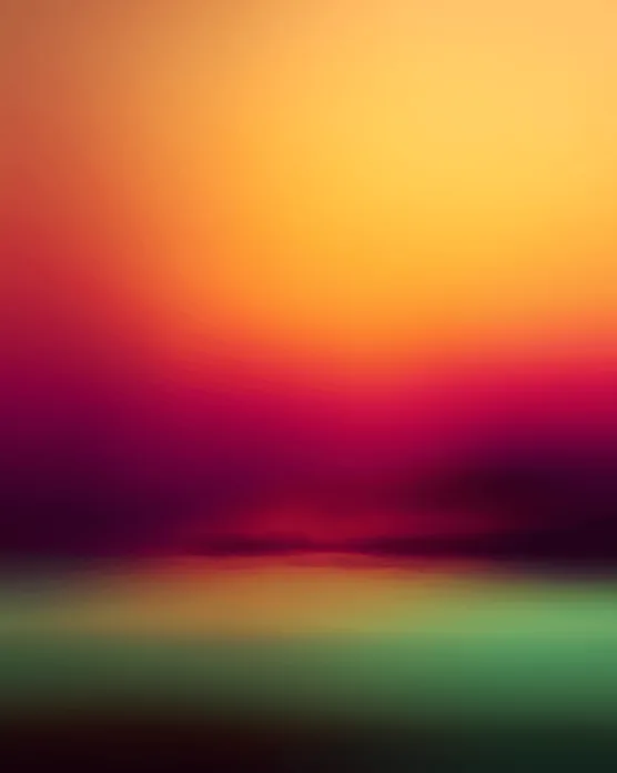 Abstract sunset gradient in saturated orange, pink and magenta